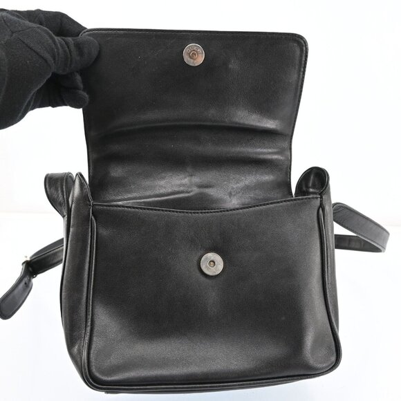 Gucci black leather 1955 Horse-bit cross body with a chrome accent - Picture 16 of 16